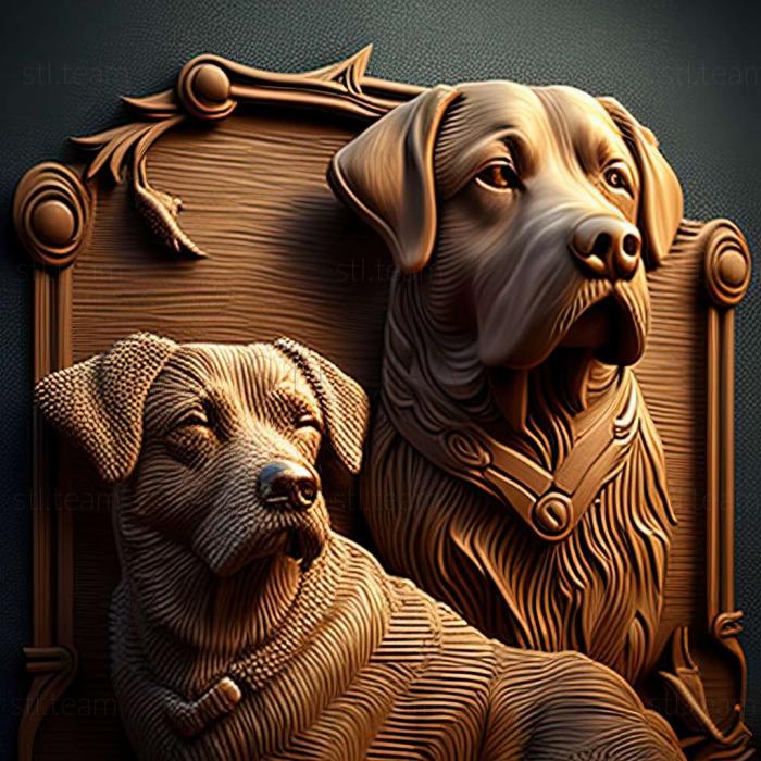 3D model dogs (STL)